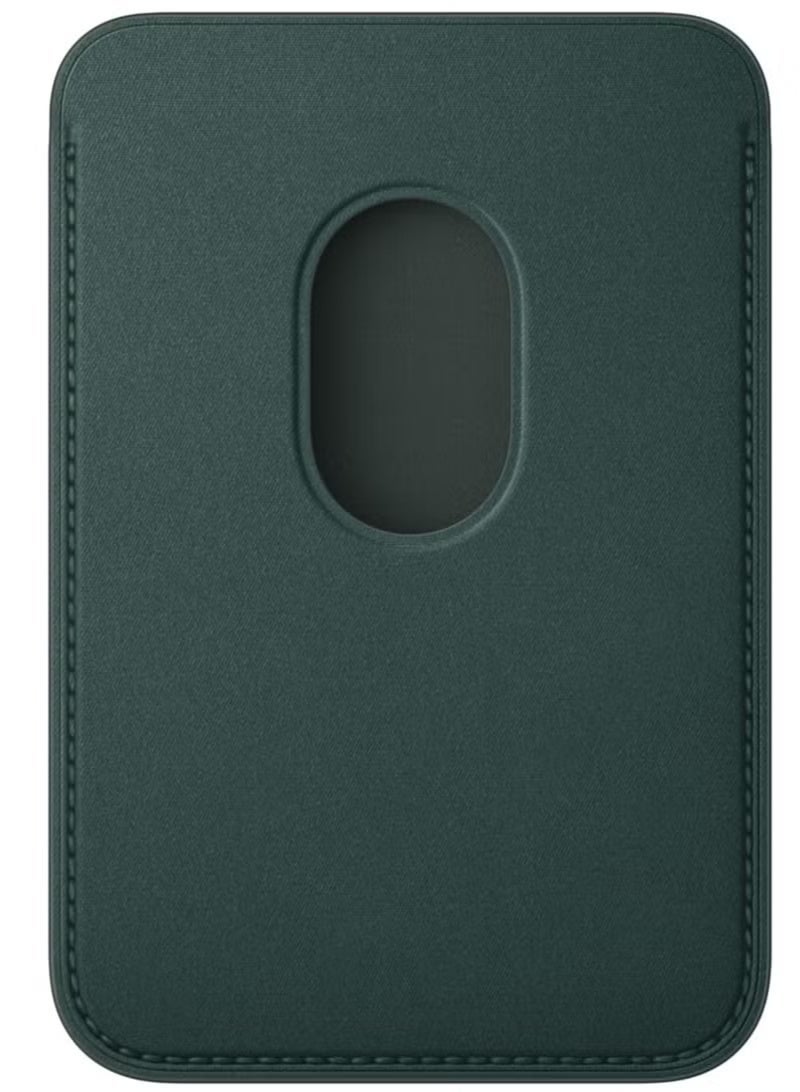 محفظة MagSafe المغناطيسية لحفظ البطاقات لهواتف iPhone 13 و14 و15 و16 و17 - حافظة هاتف رفيعة، لون أخضر داكن - Image 2